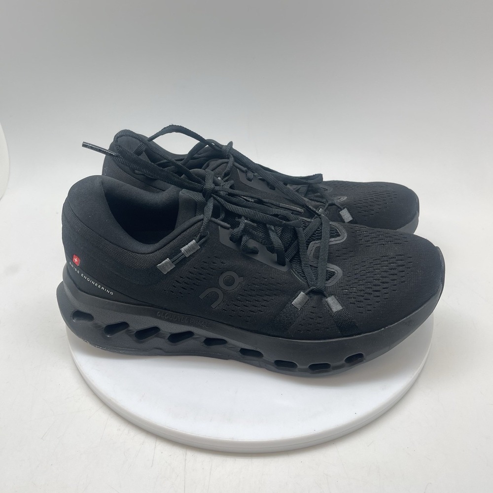 On Cloudsurfer 2 Sneakers Womens 9 3WF10101043 Black Athletic Running Gym Shoes